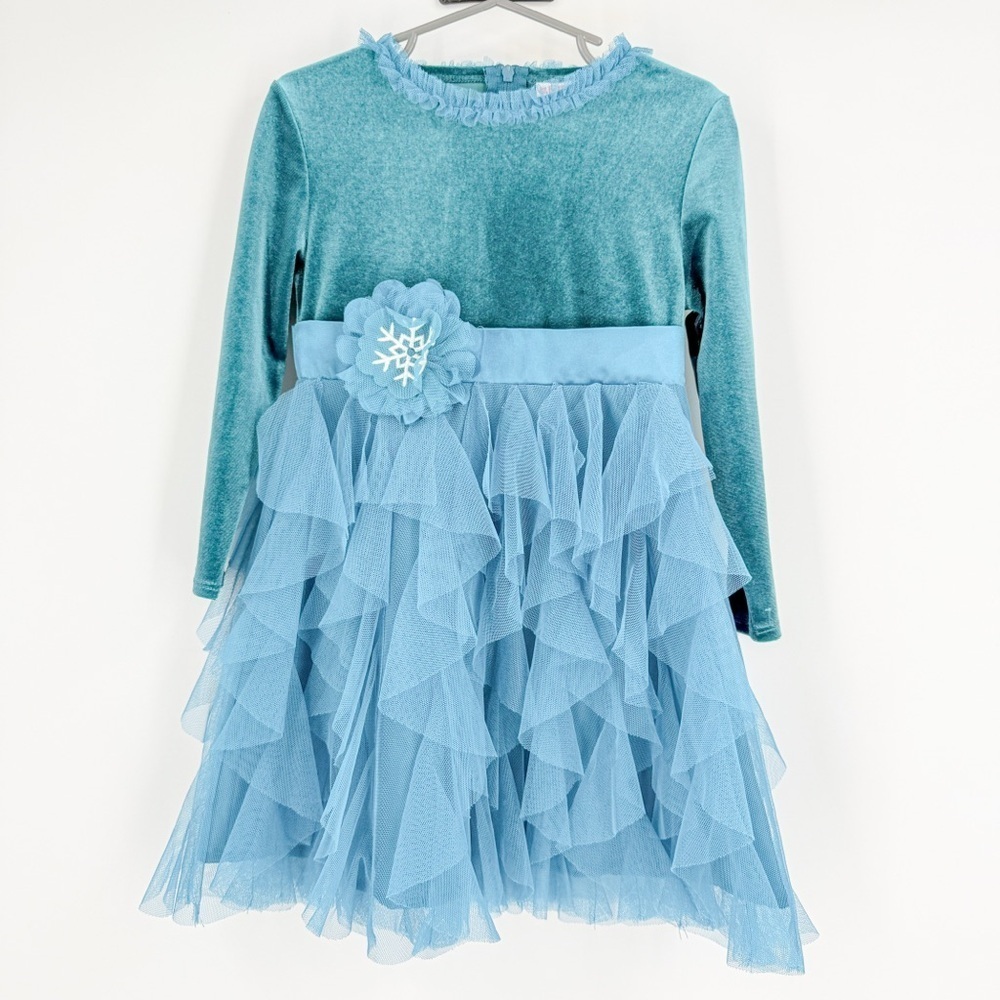 American Girl Teal and Blue Formal Dress